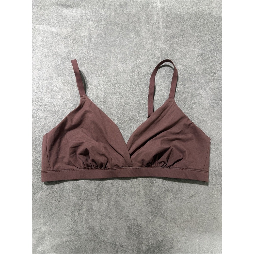 INLYRIC Inbarely Crossover Bralette Unlined Hazelnut Brown Size XL